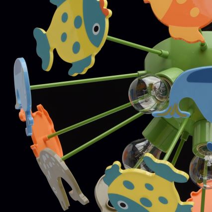 MW-LIGHT - Plafonnier pour enfant KINDER 5xE14/40W/230V