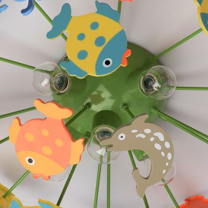 MW-LIGHT - Plafonnier pour enfant KINDER 5xE14/40W/230V