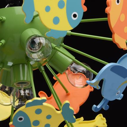 MW-LIGHT - Plafonnier pour enfant KINDER 5xE14/40W/230V