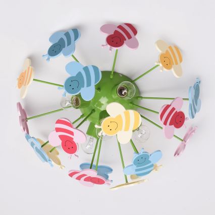 MW-LIGHT - Plafonnier pour enfant KINDER 5xE14/40W/230V