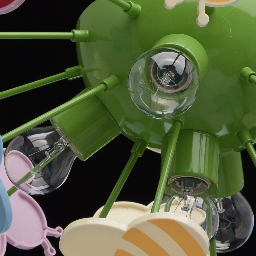 MW-LIGHT - Plafonnier pour enfant KINDER 5xE14/40W/230V