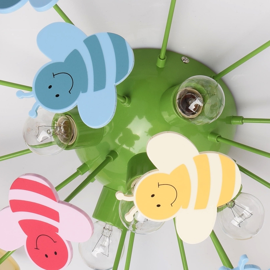 MW-LIGHT - Plafonnier pour enfant KINDER 5xE14/40W/230V