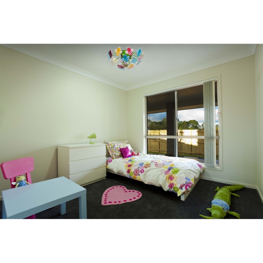 MW-LIGHT - Plafonnier pour enfant KINDER 5xE14/40W/230V