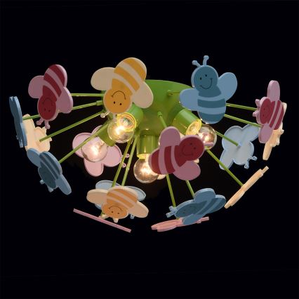 MW-LIGHT - Plafonnier pour enfant KINDER 5xE14/40W/230V