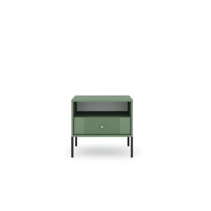 Nachtkastje LUE groen/zwart