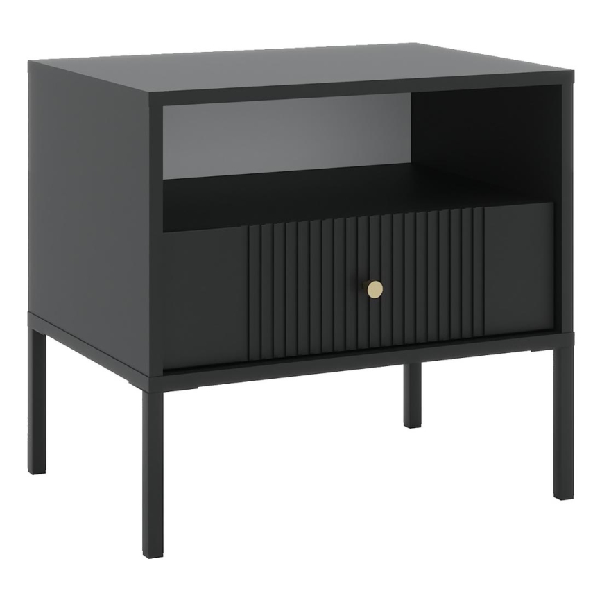 Nachtkastje LUE zwart