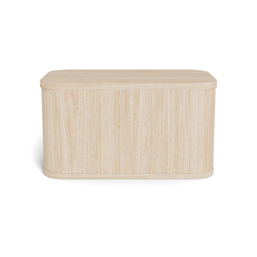 Nachtkastje MADERA 46x30 cm wit eiken