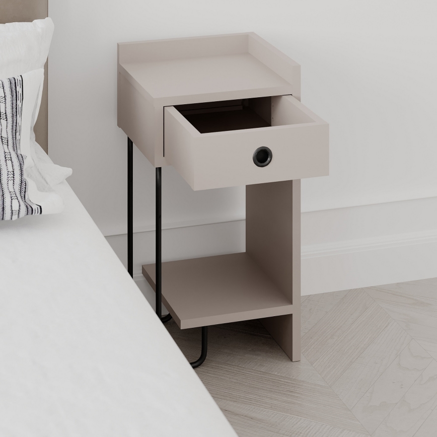 Nachtkastje SONY taupe