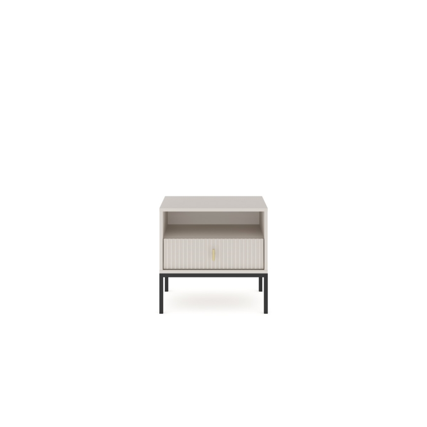Nachtkastje SUE beige/kasjmier
