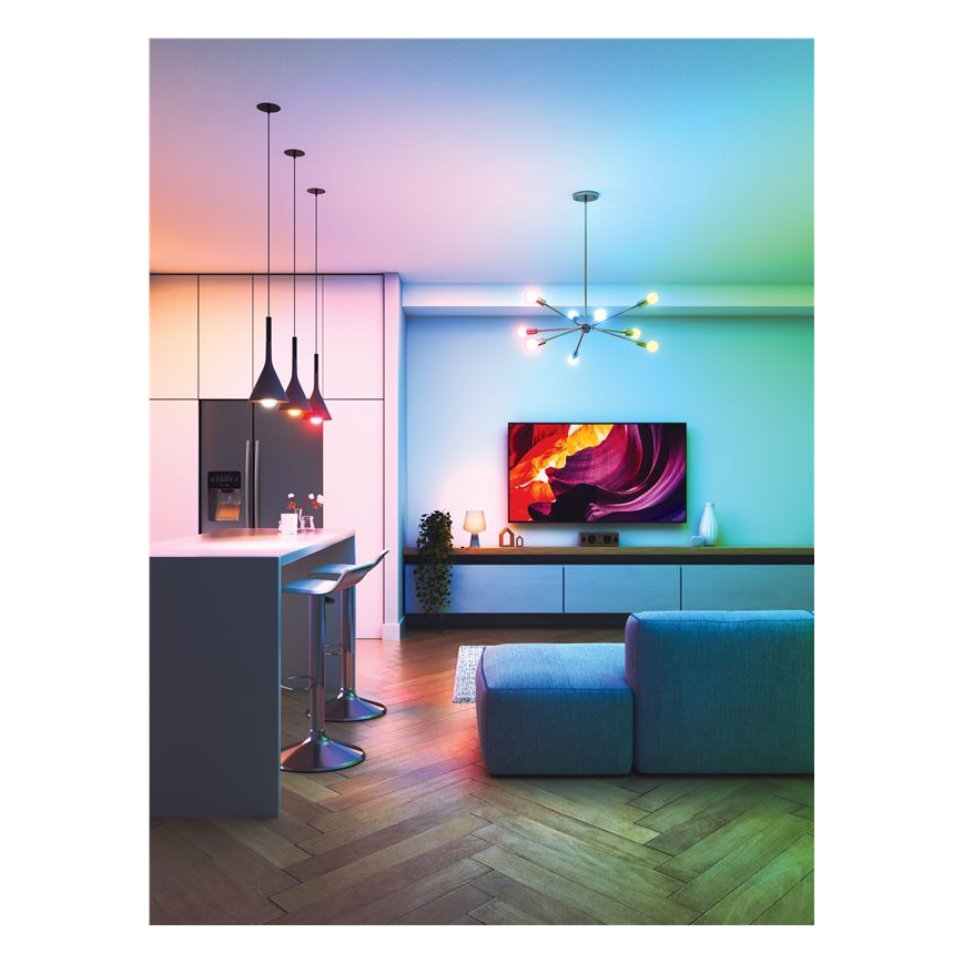 LOT 3x Ampoule à intensité variable LED RGBW ESSENTIALS A60 E27/8,5W/230V CRI 90 2700-6500K Wi-Fi - Nanoleaf