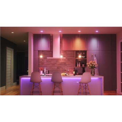 LOT 3x Ampoule à intensité variable LED RGBW ESSENTIALS A60 E27/8,5W/230V CRI 90 2700-6500K Wi-Fi - Nanoleaf
