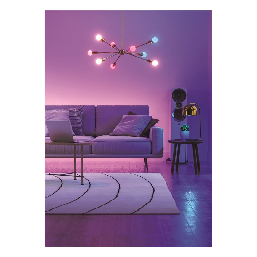 LOT 3x Ampoule à intensité variable LED RGBW ESSENTIALS A60 E27/8,5W/230V CRI 90 2700-6500K Wi-Fi - Nanoleaf