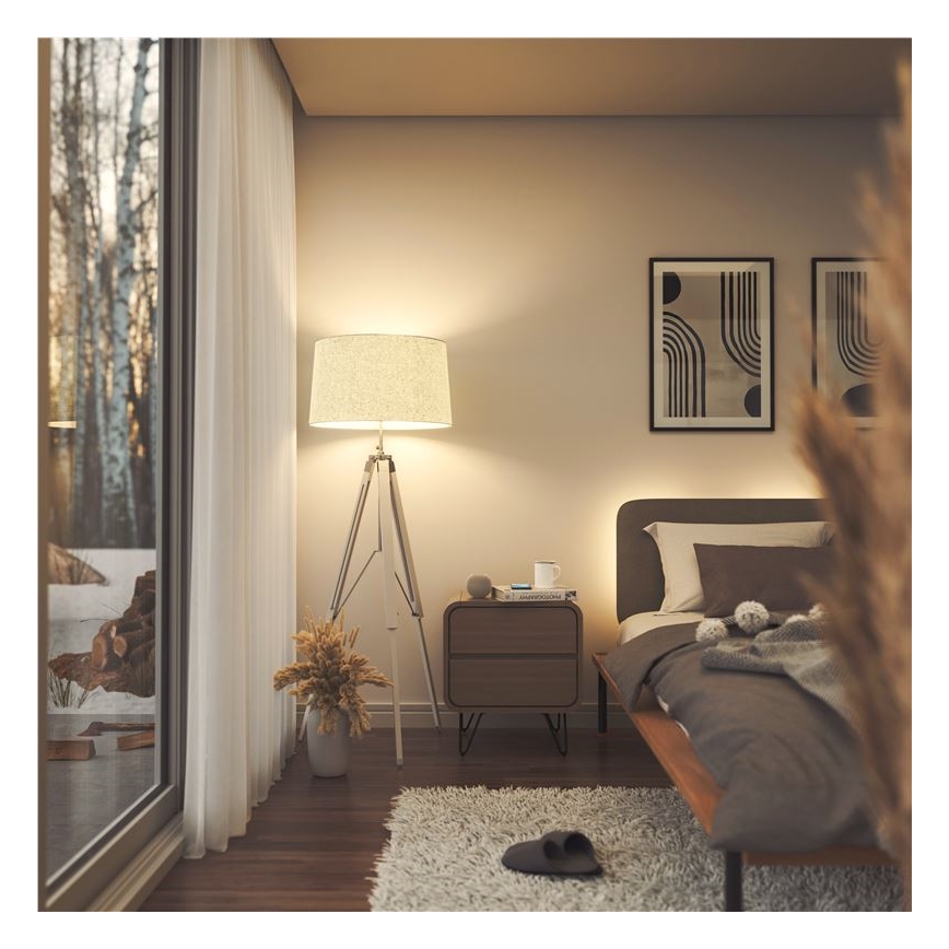 SET 3x LED RGBW dimbare lamp ESSENTIALS A60 E27/8,5W/230V CRI 90 2700-6500K Wi-Fi - Nanoleaf