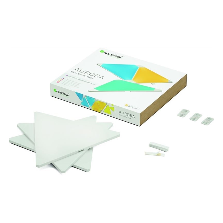 Nanoleaf - SET 3x LED RGB Dimpaneel AURORA LED/2W/230V Wi-Fi