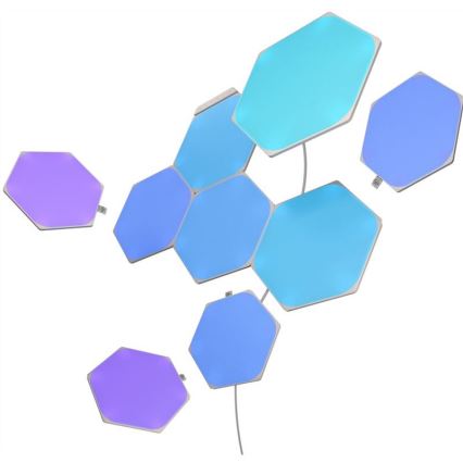 Nanoleaf - SET 9x LED RGB Dimbaar lichtpaneel SHAPES HEXAGON LED/2W/230V 1200-6500K Wi-Fi