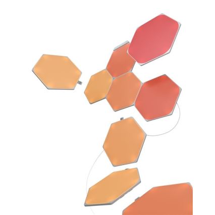 Nanoleaf - SET 9x LED RGB Dimbaar lichtpaneel SHAPES HEXAGON LED/2W/230V 1200-6500K Wi-Fi