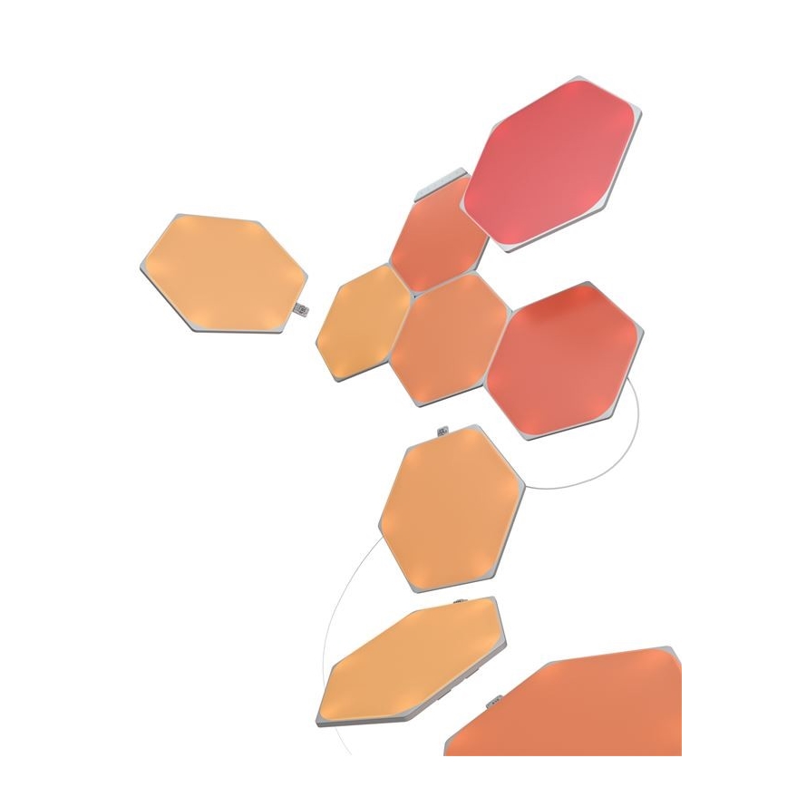 Nanoleaf - SET 9x LED RGB Dimbaar lichtpaneel SHAPES HEXAGON LED/2W/230V 1200-6500K Wi-Fi