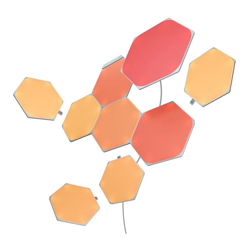 Nanoleaf - SET 9x LED RGB Dimbaar lichtpaneel SHAPES HEXAGON LED/2W/230V 1200-6500K Wi-Fi