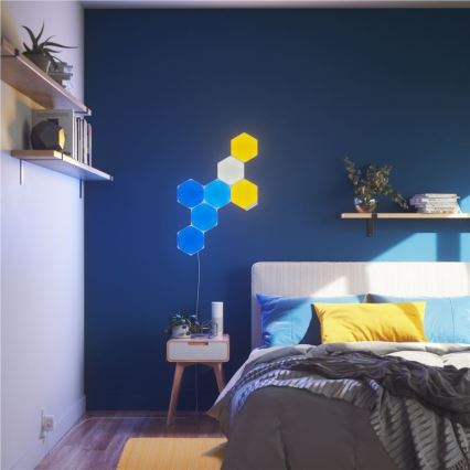 Nanoleaf - LOT 15x Panneau RGB à intensité variable LED/2W/230V 1200-6500K Wi-Fi
