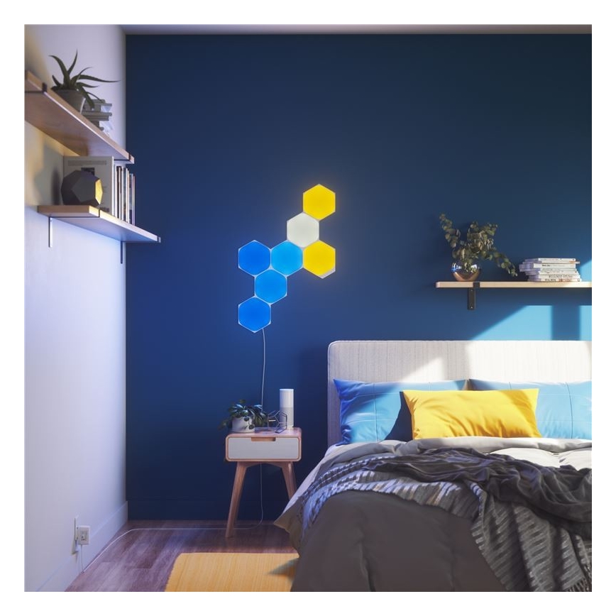 Nanoleaf - LOT 15x Panneau RGB à intensité variable LED/2W/230V 1200-6500K Wi-Fi