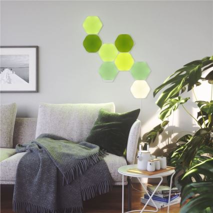 Nanoleaf - LOT 15x Panneau RGB à intensité variable LED/2W/230V 1200-6500K Wi-Fi