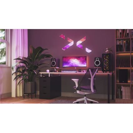 Nanoleaf NL48-1001TW-10PK - SET 10st LED RGB Dimbaar paneel TRIANGLES LED/0,5 Wi-Fi