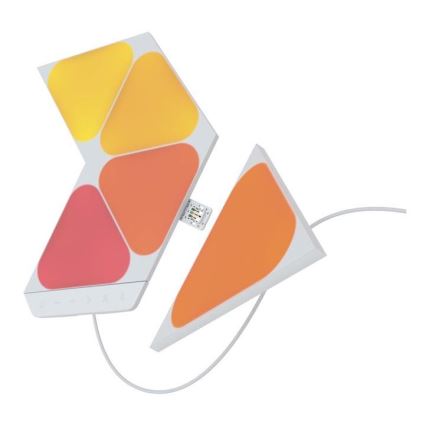 Nanoleaf - LOT 5x Panneau RGB à intensité variable TRIANGLES LED/0,5W/230V 1200-6500K Wi-Fi