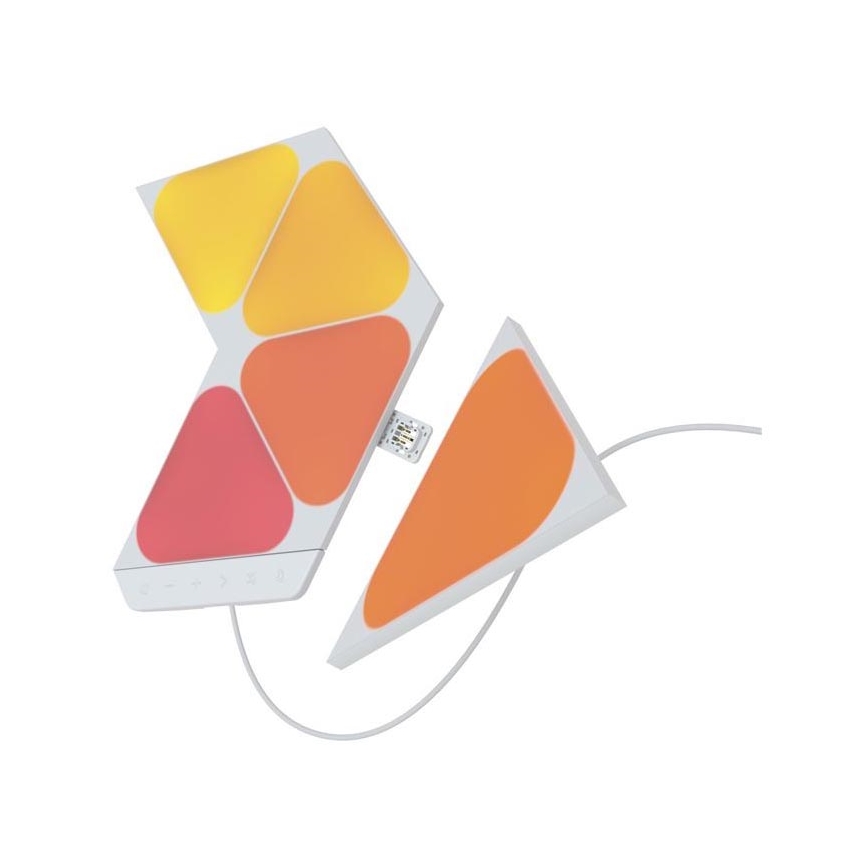 Nanoleaf - LOT 5x Panneau RGB à intensité variable TRIANGLES LED/0,5W/230V 1200-6500K Wi-Fi