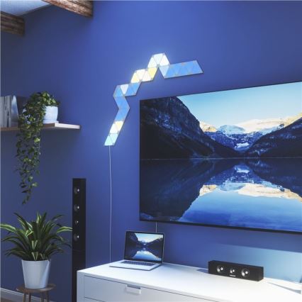 Nanoleaf - LOT 5x Panneau RGB à intensité variable TRIANGLES LED/0,5W/230V 1200-6500K Wi-Fi