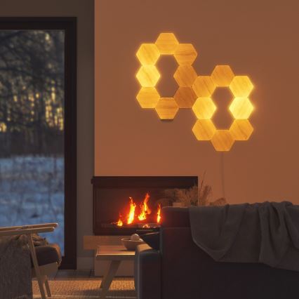 Nanoleaf - SET 13x Dimbaar LED paneel HEXAGONS LED/2W/230V Wi-Fi