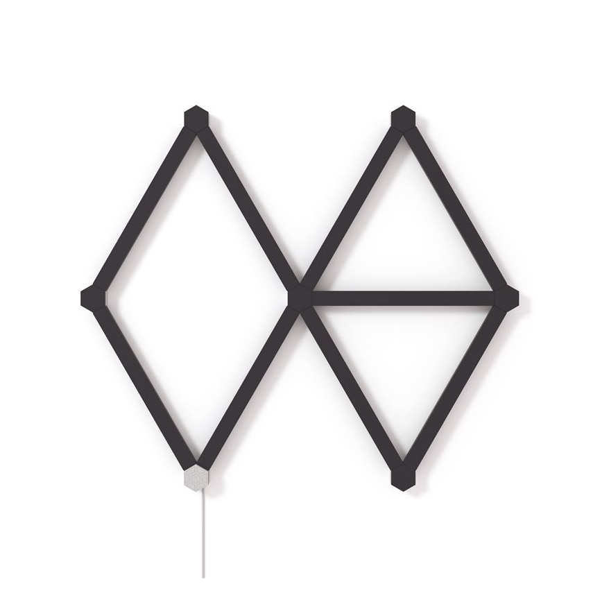 Nanoleaf - Set railhoezen LINES 9 st. zwart mat