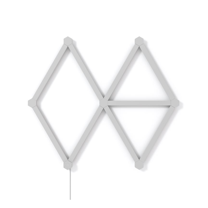 Nanoleaf NL59-K-0002LW-9PK-EU-LOT x9 Rail à intensité LED RGBW LINES 1200 K-6000 K Wi-Fi