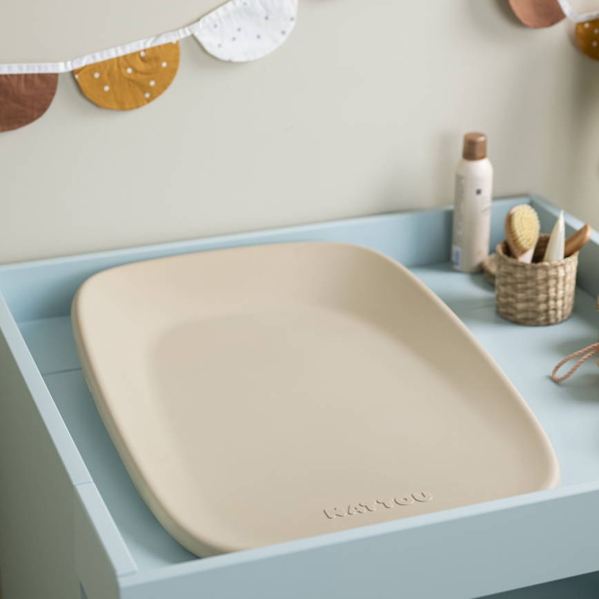 Nattou - Aankleedkussen SOFTY 50x70 cm beige