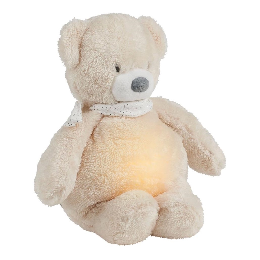 Nattou - Lekker knuffelen met een melodietje en lichtje SLEEPY BEAR 4in1 beige