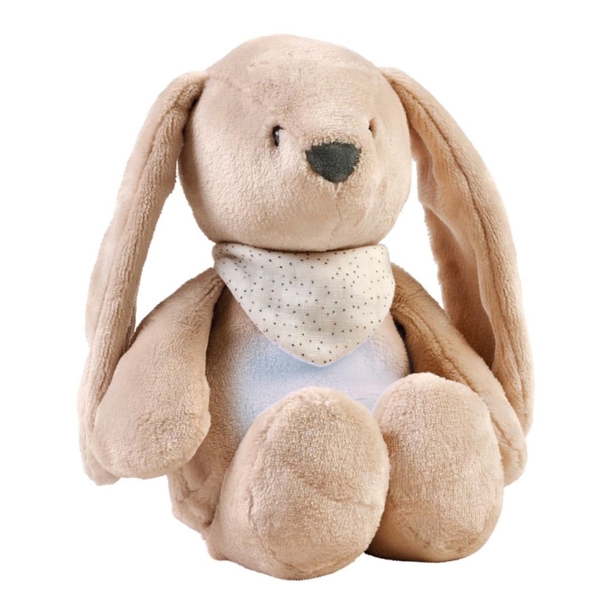 Nattou - Lekker knuffelen met een melodietje en lichtje SLEEPY BUNNY 4in1 beige