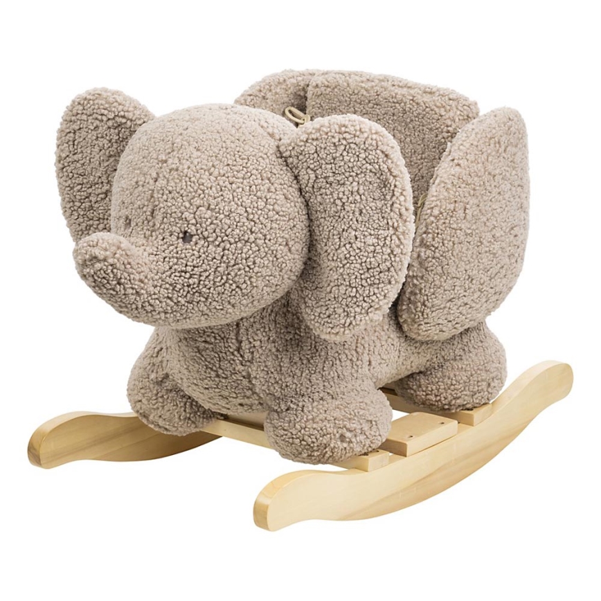 Nattou - Rocking toy TEDDY olifant bruin