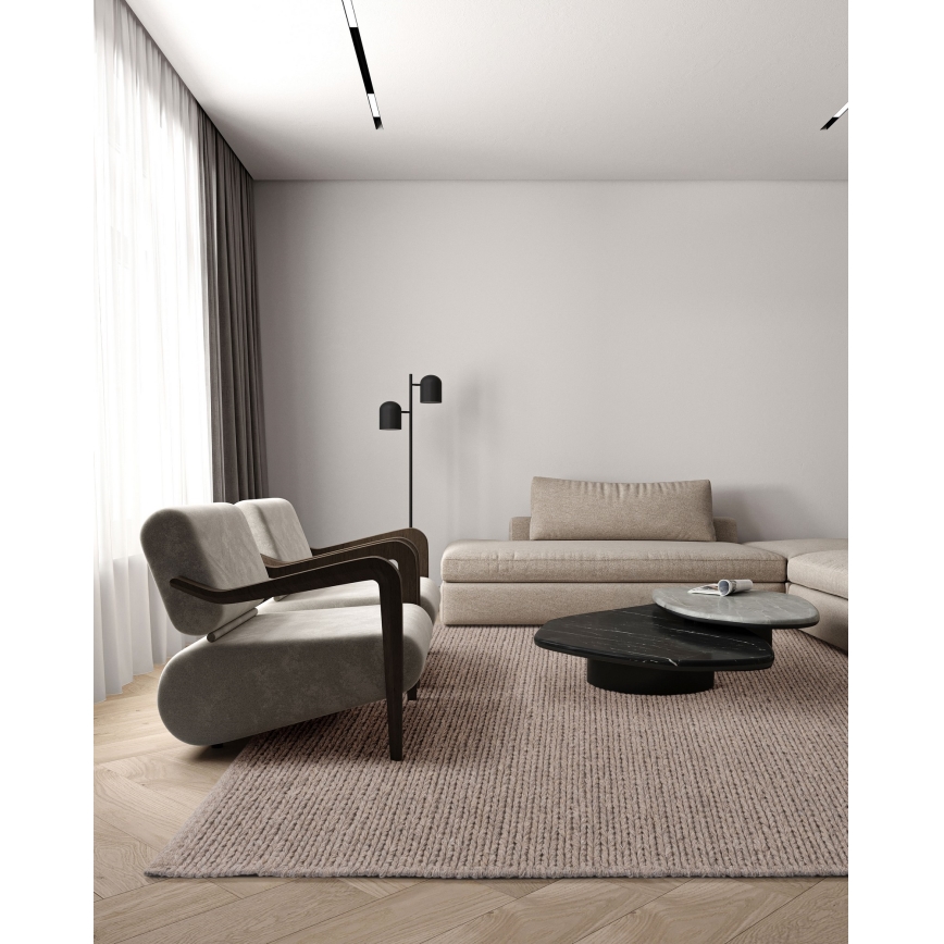 Natuurlijk vloerkleed FIR WOOL 160x230 cm 2600 g/m2 beige