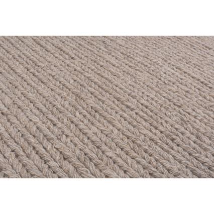 Natuurlijk vloerkleed FIR WOOL 160x230 cm 2600 g/m2 beige