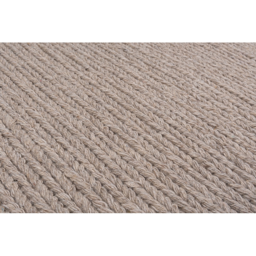 Natuurlijk vloerkleed FIR WOOL 160x230 cm 2600 g/m2 beige