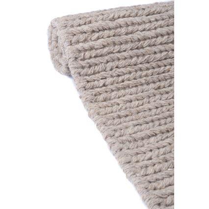 Natuurlijk vloerkleed FIR WOOL 160x230 cm 2600 g/m2 beige