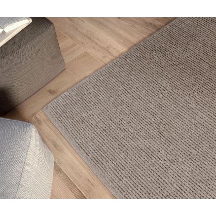Natuurlijk vloerkleed FIR WOOL 200x300 cm 2600 g/m2 beige