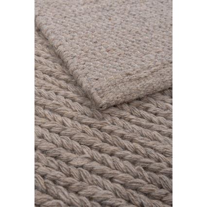 Natuurlijk vloerkleed FIR WOOL 200x300 cm 2600 g/m2 beige