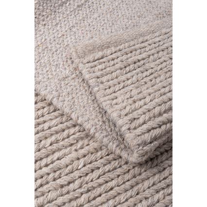 Natuurlijk vloerkleed FIR WOOL 200x300 cm 2600 g/m2 beige
