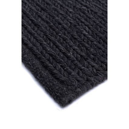 Natuurlijk vloerkleed FIR WOOL 70x140 cm 2600 g/m2 antraciet