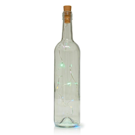 Nedis AX5210010 - Guirlande décorative LED avec un bouchon de bouteille  8xLED/3xLR44 IP44 0,798m