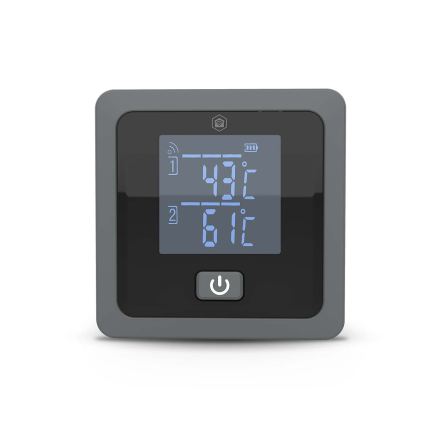 Thermomètre à viande numérique intelligent SmartLife avec écran LCD, 0–300 °C, 2 piles AAA