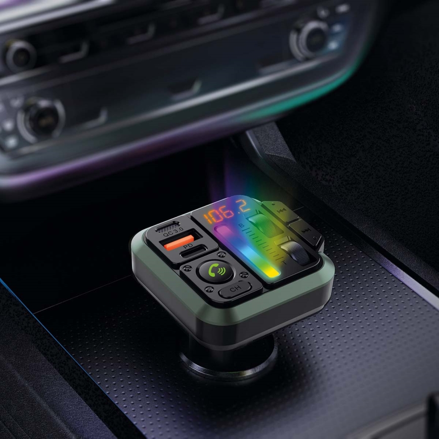 FM-autozender met handsfreefunctie