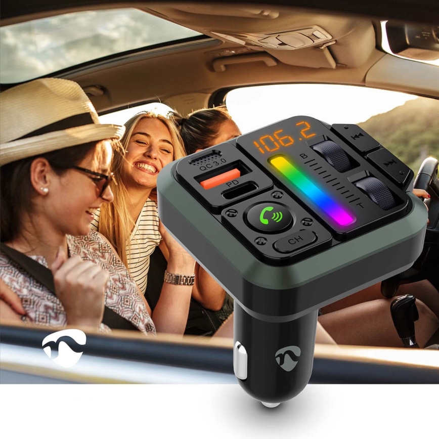 FM-autozender met handsfreefunctie