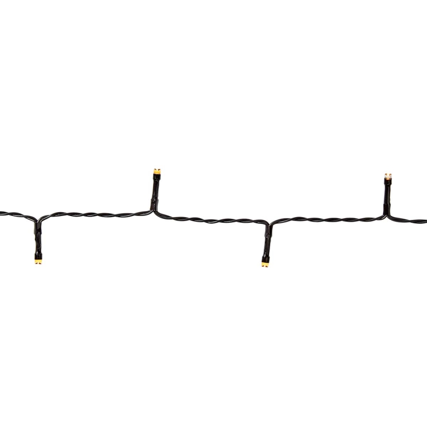 Guirlande lumineuse extérieure LED 192x LED/7 fonctions/3x AA 14,9 m IP44 blanc chaud