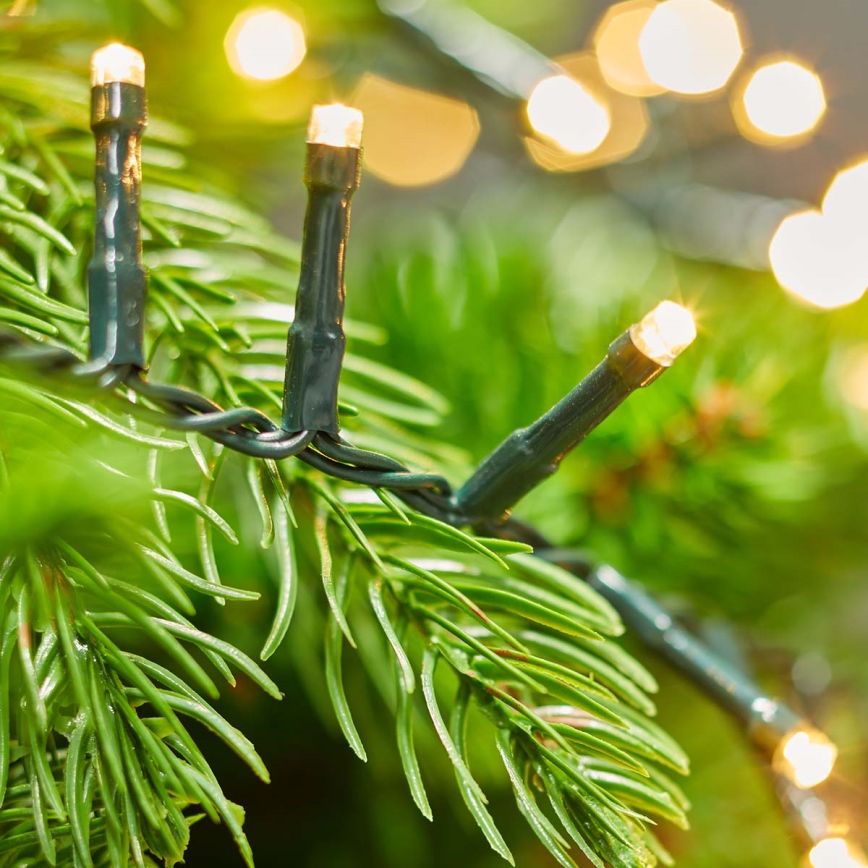 Guirlande de Noël d'extérieur 1200xLED/7 fonctions 27m IP44 blanc chaud